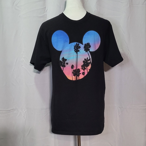 Disney Men's Black Neff Collection Mickey Mouse Short Sleeve T-Shirt Size Medium - Picture 2 of 10
